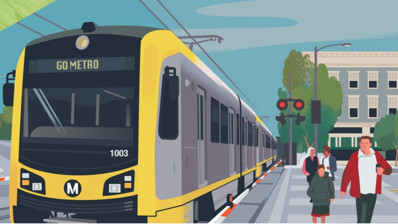 The initial 14.8-mile segment of the 19.3-mile West Santa Ana Branch Transit Corridor project has been approved.