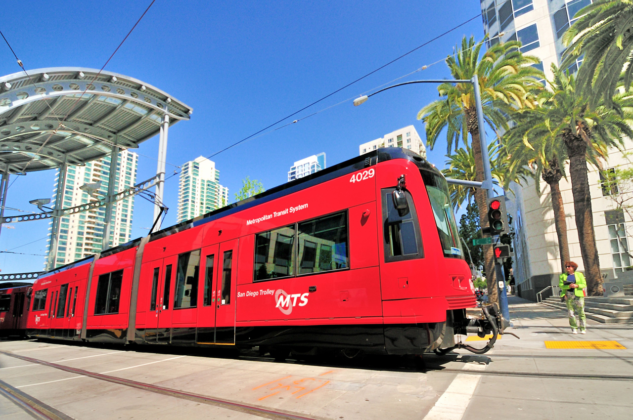 San Diego Association of Governments has been awarded $405,000 for TOD planning at four stations along the Trolley’s Blue Line.