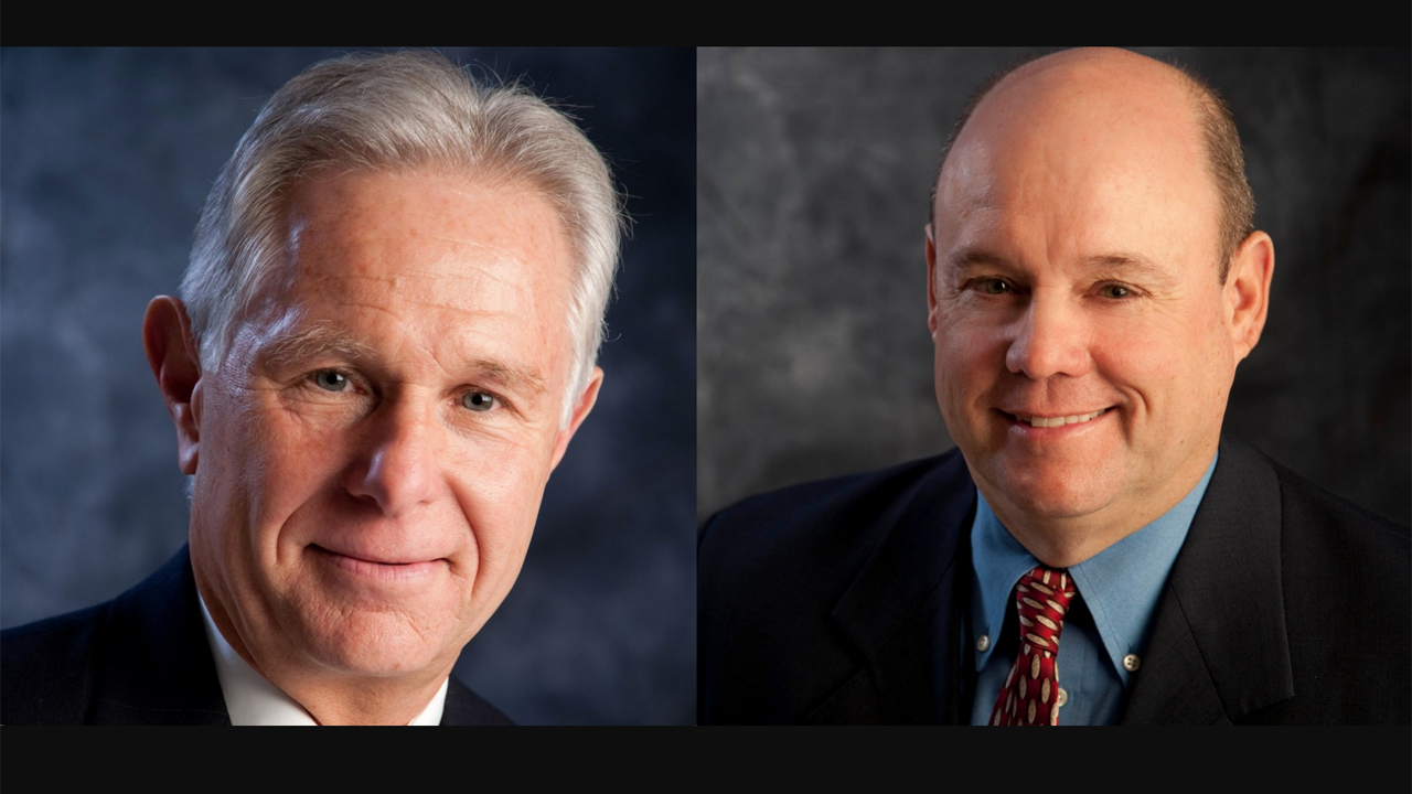 Pictured: Tony Reck, Board Chairman, P&L Transportation (left); Tom Garrett, President and CEO, P&L Transportation.