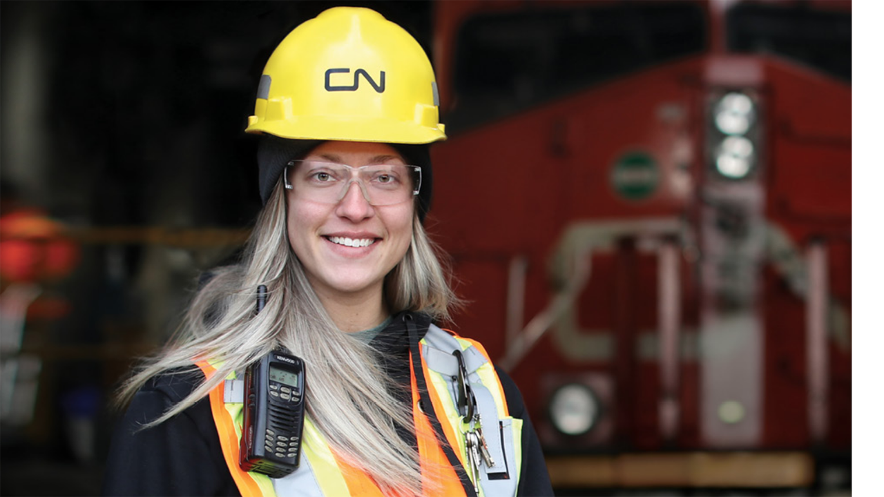 CN Canadian National Railway Engineer Ball Cap Hat 