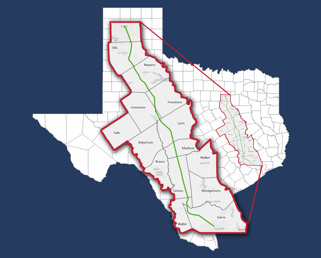 Texas-Central-DEIS_Preferred_alignment_m