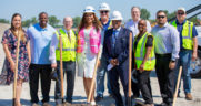 Official groundbreaking for CSX’s 63rd Street container storage yard took place June 21. The Chicago yard is slated to open in December 2022. (Photograph Courtesy of CSX)
