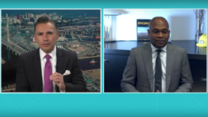 Kenny Rocker, EVP of Marketing and Sales for Union Pacific (right), is featured on the June 15 edition of the Port of Long Beach’s monthly video series with Executive Director Dr. Noel Hacegaba.