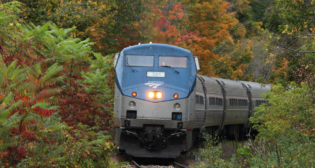 Starting July 29, Amtrak’s Ethan Allen Express will extend north to serve Middlebury, Vergennes and Burlington, Vt. (Amtrak/Steve Ostrowski)