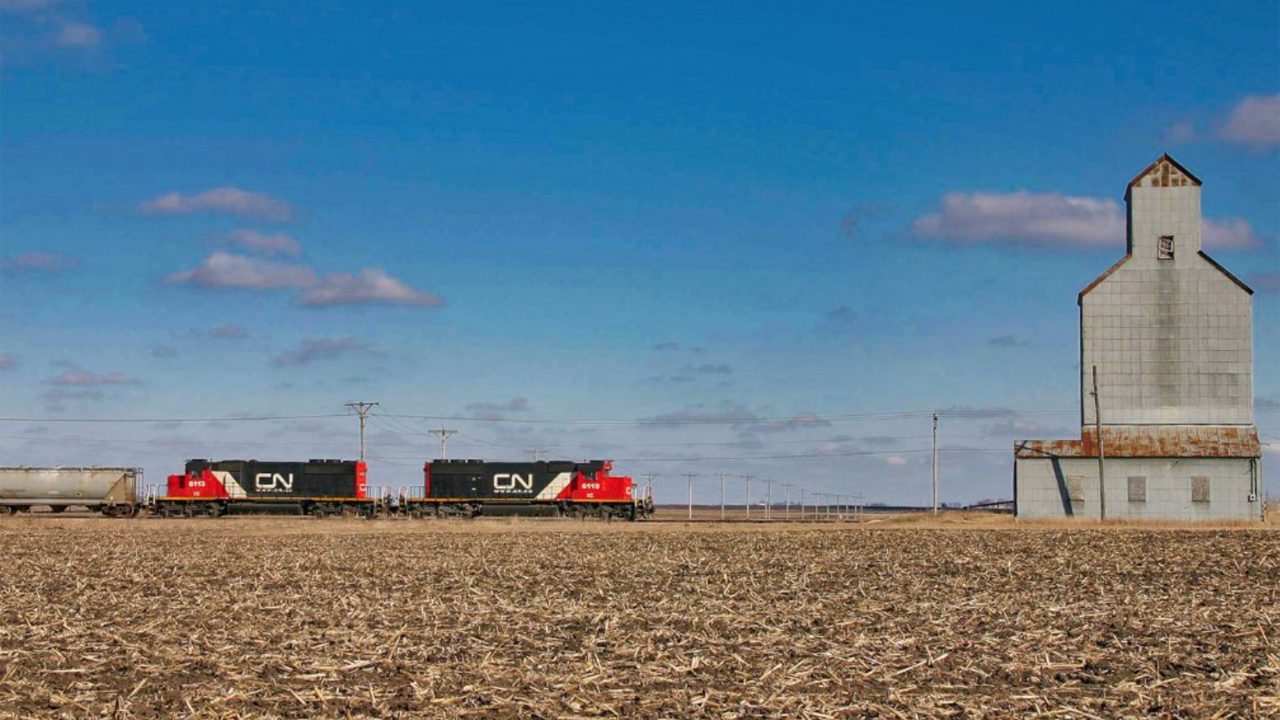 CN is spending $20 million this year on capital projects in Iowa, where it operates 574 railroad route miles and employs about 230 people. (Photograph Courtesy of CN via Twitter)