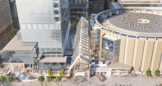 Outside rendering of the proposed reconstruction of the existing Penn Station in New York City, courtesy of the office of New York Governor Kathy Hochul.