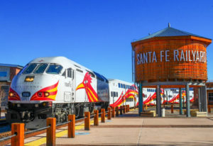 Ridership on New Mexico's Rail Runner Express is said to have nearly doubled since April: from 800 round-trips per day to the current average of more than 1,500.