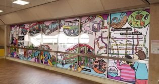 "100 Years with TTC" can be viewed at Davisville Station in honor of TTC's centennial anniversary.