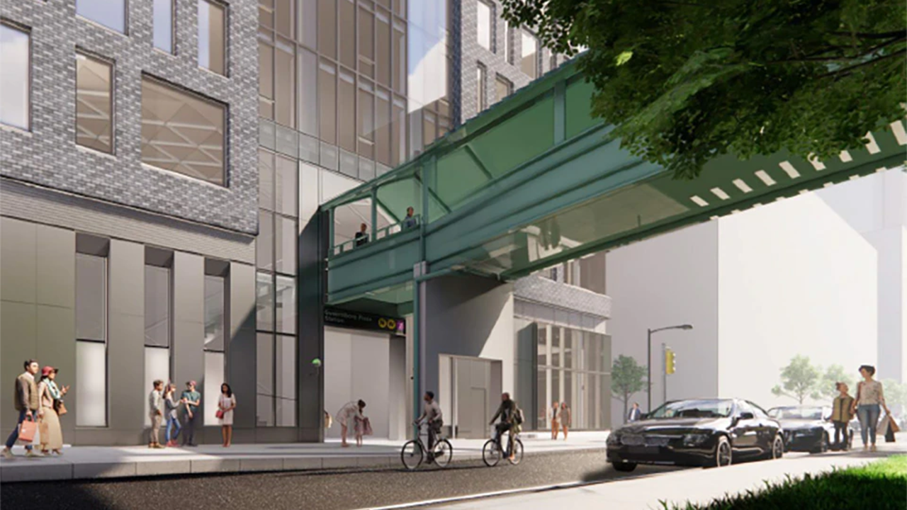 A second transit improvement bonus under ZFA will provide ADA access via a new elevator to the Queensboro Plaza subway station. (MTA)
