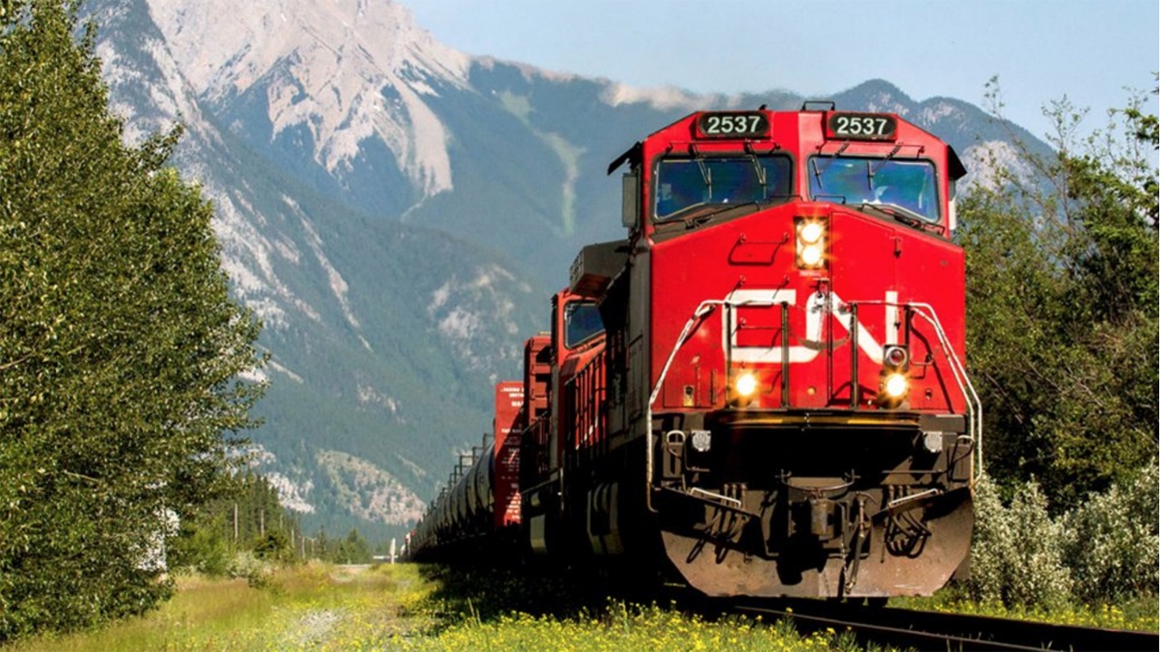 CN and Keyera plan to evaluate a clean energy terminal solution in the Alberta Industrial Heartland. (CN Photo)