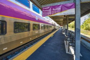 On Sept. 12, 2022, the MBTA will launch a new, year-long pilot to test interest in weekday Commuter Rail service to Foxboro.