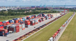 The Port of Mobile broke 50,000 TEUs for the first time since container port operations began in 2009.
