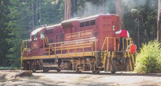 Mendocino Railway owns the assets of the California Western Railroad (CWR)/Skunk Train that has been operating through the redwood forests of Northern California’s Mendocino County since 1885.