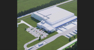 The first phase of Cold-Link Logistics’ rail-served cold-storage facility in Sioux City, Iowa, is expected to open in 2023. (Rendering Courtesy of Cold-Link Logistics)