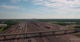 The rail extension will serve the planned development of GAF Materials in the Kansas Logistics Park.