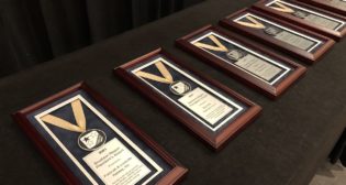 ASLRRA presented plaques to the winners of its Presidents Awards during the Association's Eastern and Southern Region Meeting in Atlanta, Ga., on Sept. 28. (Photo Courtesy of ASLRRA via Twitter)