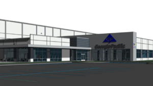Rendering of Georgia-Pacific’s new 900,000-square-foot Dixie® plant in Jackson, Tenn. (Image Courtesy of Georgia-Pacific)