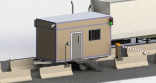According to Nascent, RapidGate is 100% self-contained in a solar powered 20-foot shipping container that is “fast and easy to deploy and requires no costly physical infrastructure or permits.”