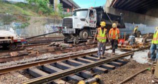 MBTA on Sept. 13 reported that 82% of work on the 30-day m/w blitz along the Orange Line is complete. (Photo Courtesy of MBTA)