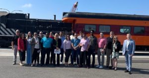 Students from the Transportation and Supply Chain Institute at the University of Denver took a tour this past July of Pacific Harbor Line and its related port facilities.