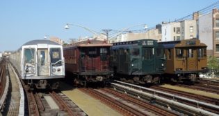 The New York Transit Museum's Parade of Trains "offers a chance for everyone to experience New York City transportation history firsthand," MTA says. (Photo: Max Diamond, Courtesy of MTA)