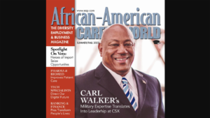CSX tweeted on Sept. 8: “Congrats to Carl Walker on being featured on the cover of African-American Career World Magazine’s summer/fall edition! Carl is a 23-year CSX employee and a former U.S. Navy officer. Learn about Carl’s inspirational story in the magazine’s special report, ‘Heroes of Import.’” (Image Courtesy of CSX via Twitter)