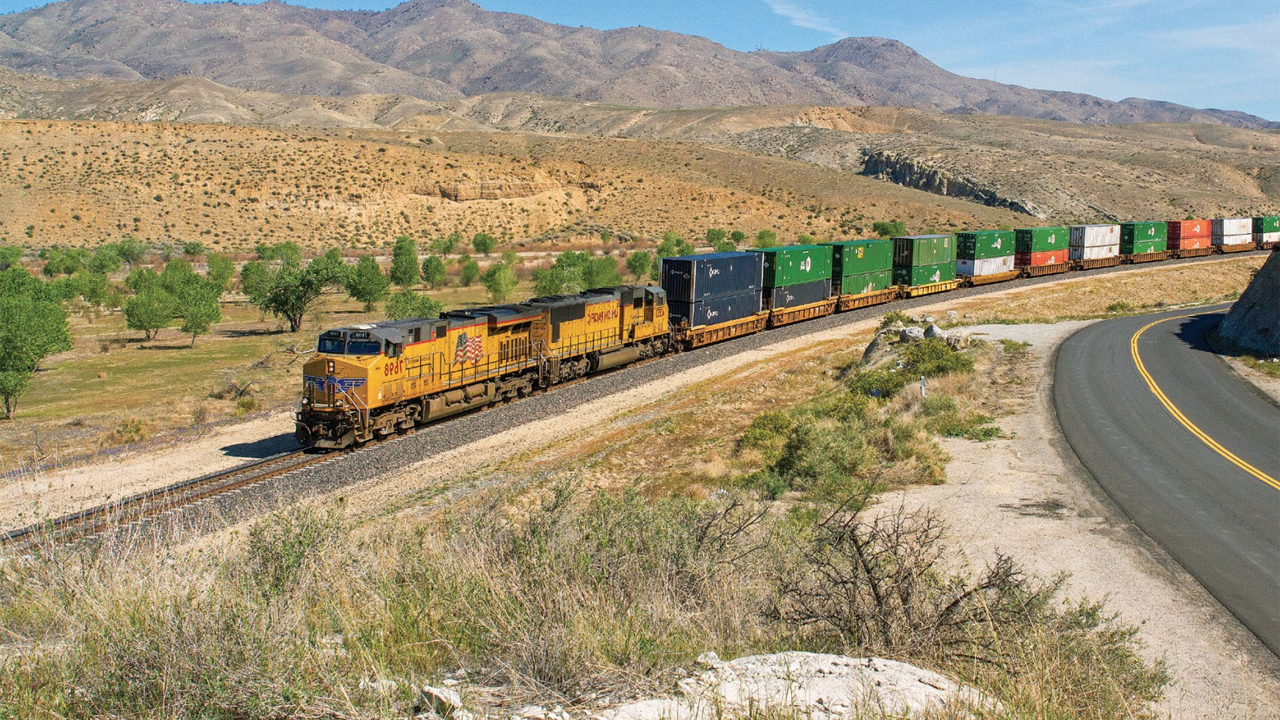UP’s Green Financing Framework outlines the projects that can be funded with proceeds from its green bond offering. Among them: locomotive modernizations that reduce GHG emissions and increase fuel efficiency. (Photograph Courtesy of UP)