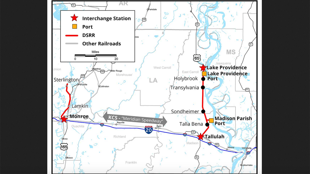 Patriot Rail’s acquisition of Delta Southern Railroad (map above) will support its growth strategy, increasing the company’s short line operations to 32 railroads.