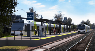 Rendering of GCL's Woodbury Station.
