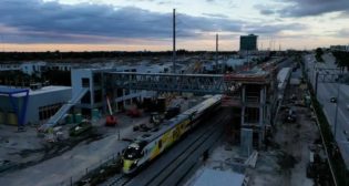 Brightline's 34,000-square-foot Aventura station and platform is expected to open for service this December.