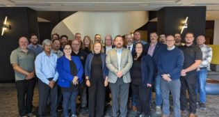 CN Master Bargaining Committee (Photograph and Caption Courtesy of CNW Group/Unifor)