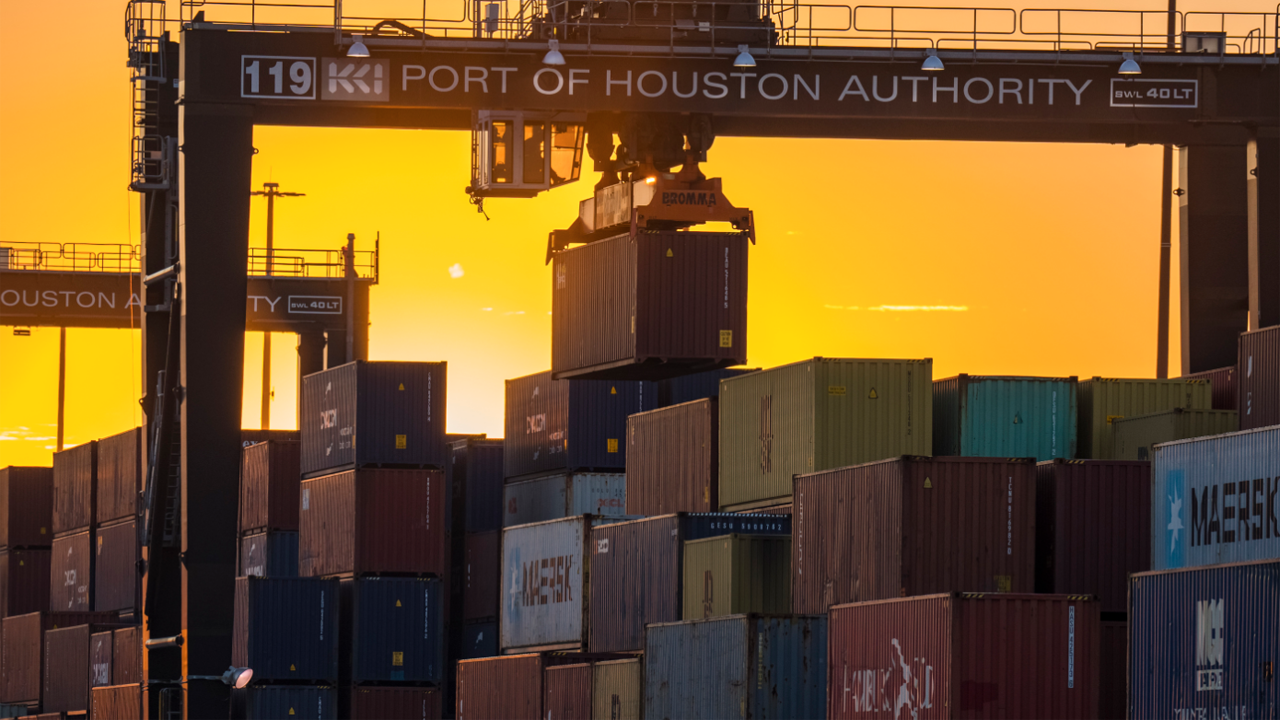 Port Houston Bayport Container Terminal. (Photo: Business Wire)
