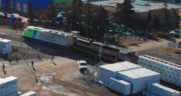 Canadian Pacific's hydrogen fuel cell-powered linehaul freight locomotive has performed its first revenue move. (Screenshot of a CP Video, from Twitter)