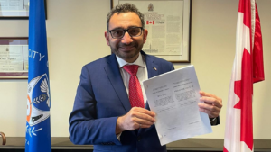 Canada Minister of Transport Omar Alghabra. (Photograph Courtesy of the Minister, via Twitter)