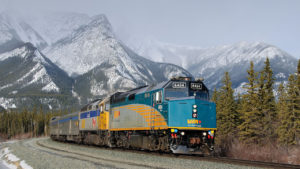 The Canadian at Jasper. VIA Rail photo