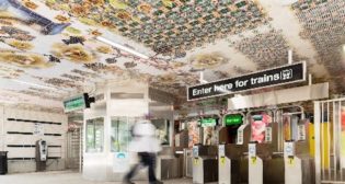 CTA's Garfield Green Line Station has received the international BLT Built Design Award in the "Bridges and Public Architecture" category.