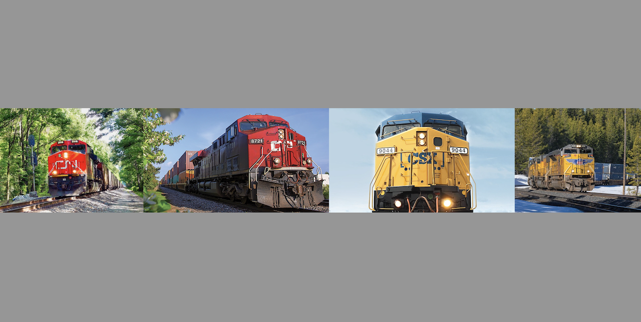 CN, CP, CSX and UP have been added to the DJSI.