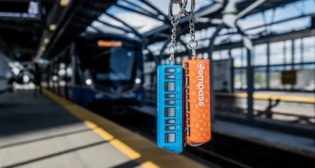 TransLink's Compass Mini-Trains attach to a keyring and offer an alternate way to pay for transit in Metro Vancouver.