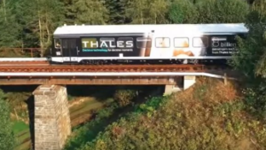 Thales’ Lucy test train is at the forefront of the company's work on mainline automation. (Photo Credit: Thales)