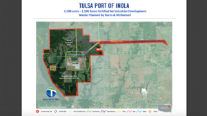 (Map Courtesy of Tulsa Ports)