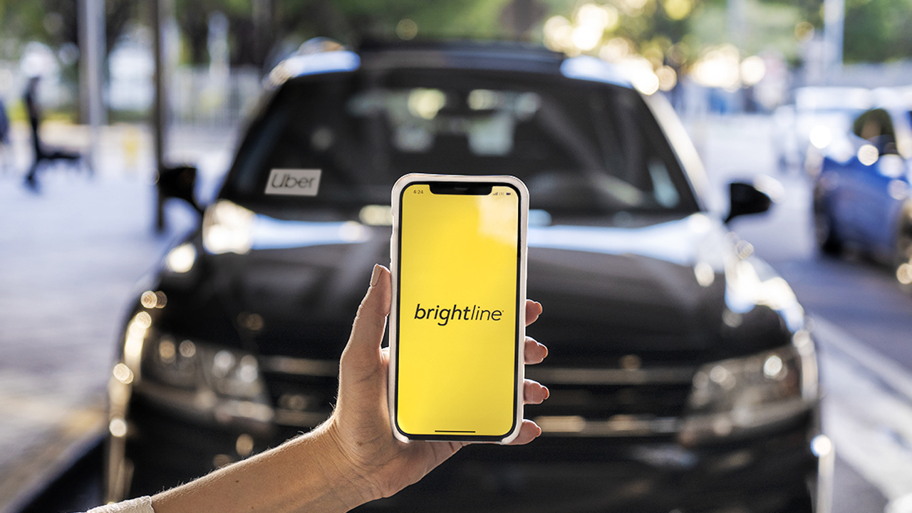 Brightline is teaming with Uber to help get passenger rail riders to and from all five of its South Florida stations (Miami, Aventura, Fort Lauderdale, Boca Raton and West Palm Beach).