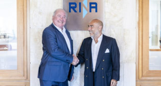 Ugo Salerno, Chairman and CEO of RINA (right), and Daniel Dietzler, Founder of Patrick Engineering (left).