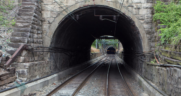 The existing Baltimore and Potomac Tunnel dates from the Civil War era. (Amtrak Photograph)