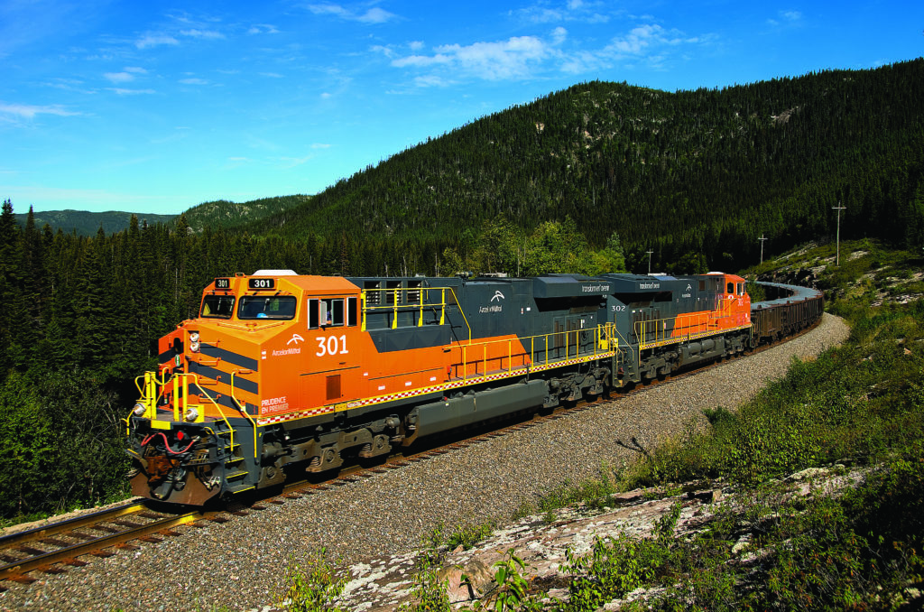 Railway Age’s 2023 Regional Railroad of the Year is the ArcelorMittal Infrastructure Canada (AMIC) Railway. (©ArcelorMittal)
