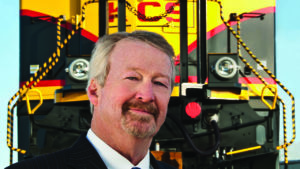 2012 Railway Age Railroader of the Year David L. Starling died Feb. 26, 2023. (KCS Photograph, 2012)