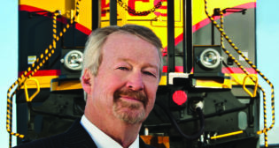 2012 Railway Age Railroader of the Year David L. Starling died Feb. 26, 2023. (KCS Photograph, 2012)
