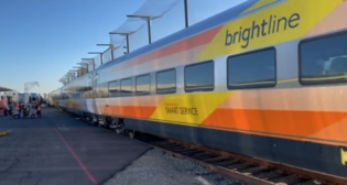 Brightline on Feb. 11 reported via Twitter: “History in the making as Bright Orange 2 rolled out of the Siemens Rolling Stock facility in Sacramento - destination Florida!”