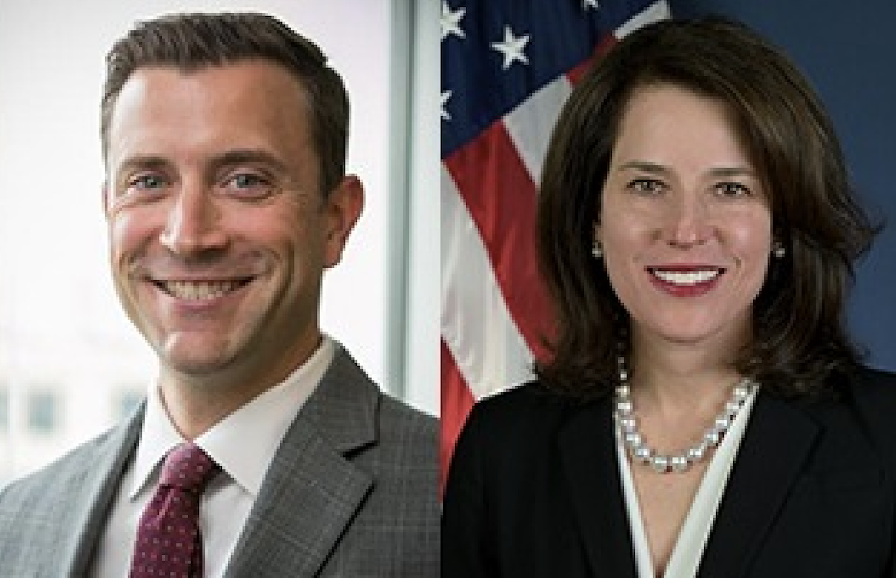 The NGFA's lineup of speakers for its 127th Annual Convention includes AAR President and CEO Ian Jefferies (left) and STB Board Member Michelle Schultz (right).