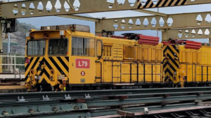 MTR Corporation’s Wabtec-built Mk3 battery-electric locomotives will undergo a performance and service life upgrade. (Wabtec Photograph)