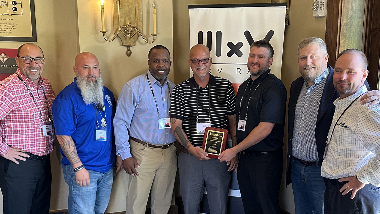 Officials from the CSX TDSI terminal (New Boston, Mich.) were recently presented an award for the Highest Quality Review Score at the Association of American Railroads’ Damage Prevention and Freight Claims Conference. (CSX Photograph)